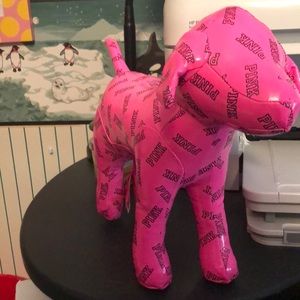 XL pink dog